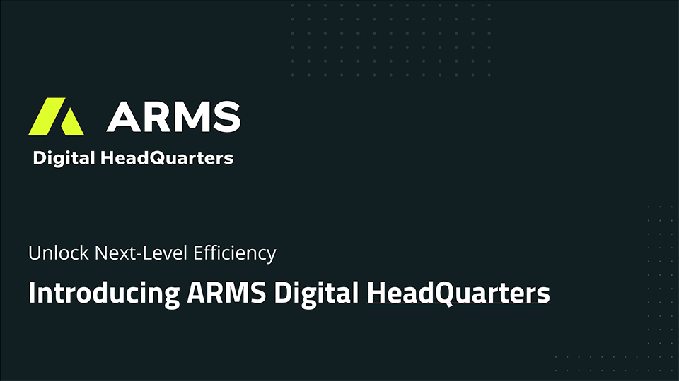 Join us for an exclusive webinar showcasing DHQ 5.0, the latest addition to the ARMS ecosystem, designed to revolutionize your agency’s operations.