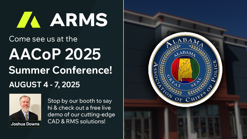 ARMS will be attending the 2025 AACOP Summer Conference from August 4–7 at the Orange Beach Event Center!