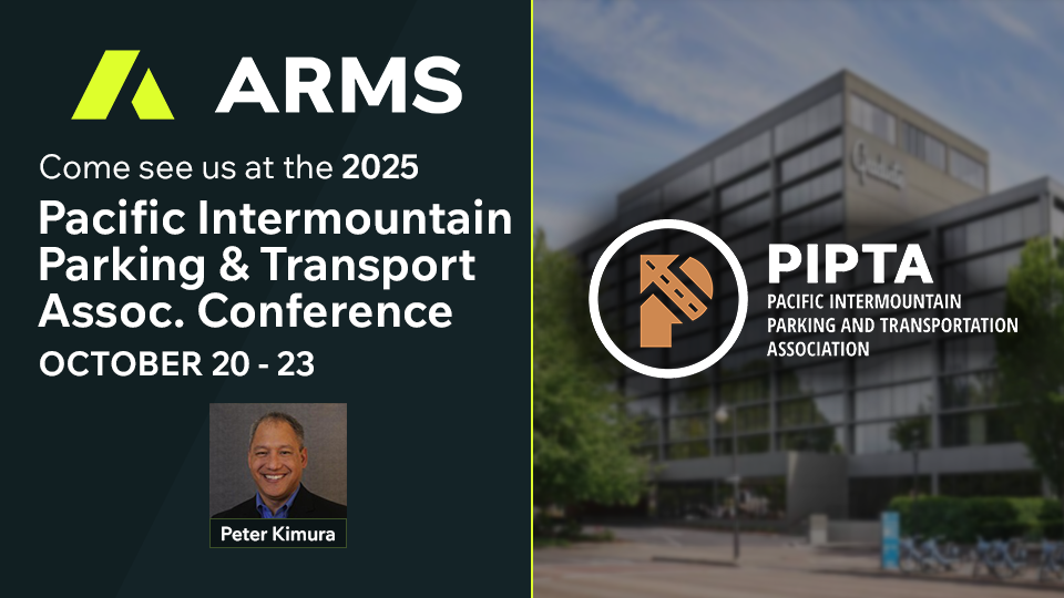 ARMS is excited to be heading to Eugene, OR for the 2025 Pacific Intermountain Parking & Transportation Association Conference next month!